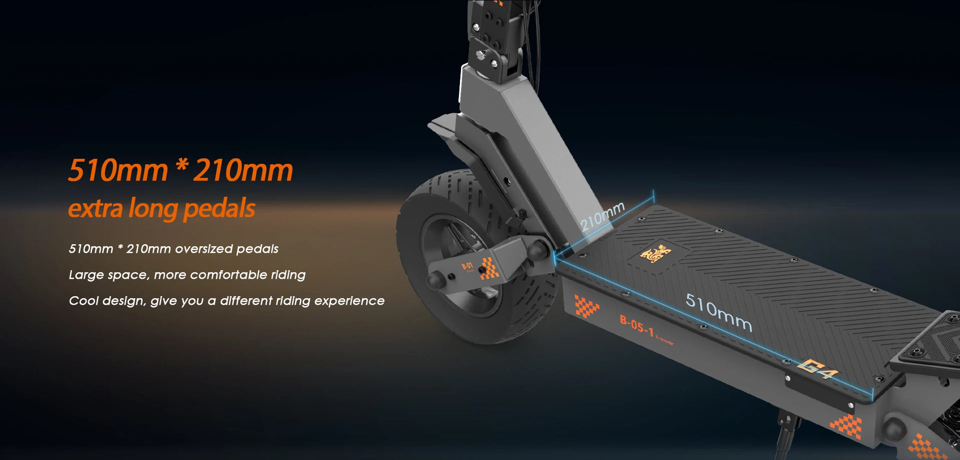 KuKirin G4 Off-Road E-Scooter 2000W Motor 60V/20ah 11" Rugged Tires 70km/h & 75km Range All-Terrain Adult E Scooter