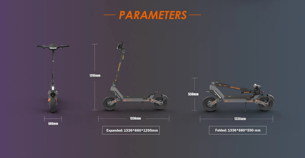 KuKirin G4 Off-Road E-Scooter 2000W Motor 60V/20ah 11" Rugged Tires 70km/h & 75km Range All-Terrain Adult E Scooter