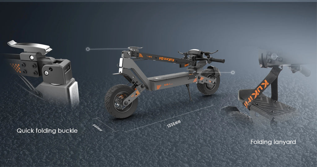KuKirin G4 Off-Road E-Scooter 2000W Motor 60V/20ah 11" Rugged Tires 70km/h & 75km Range All-Terrain Adult E Scooter